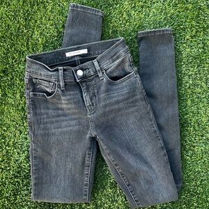 Levi's 710 Super Skinny Black Jeans